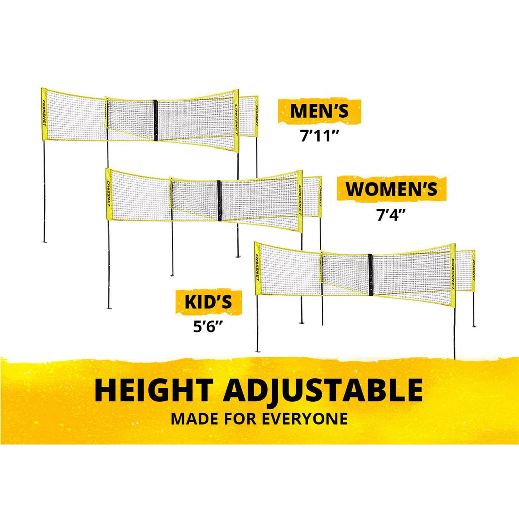 Four Square Volleyball Net and Game Set with Backpack & Ball O5695