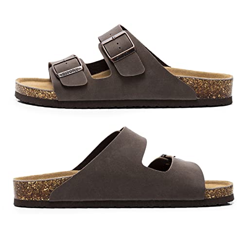 Mens Leather Insole Open Toe Sandals W6381