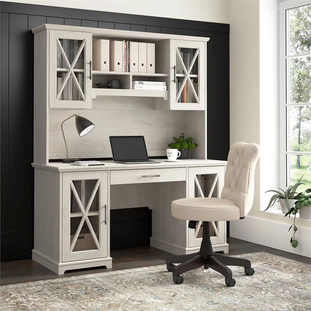 Engineered Wood Hutch for Buffet Cabinet E19660