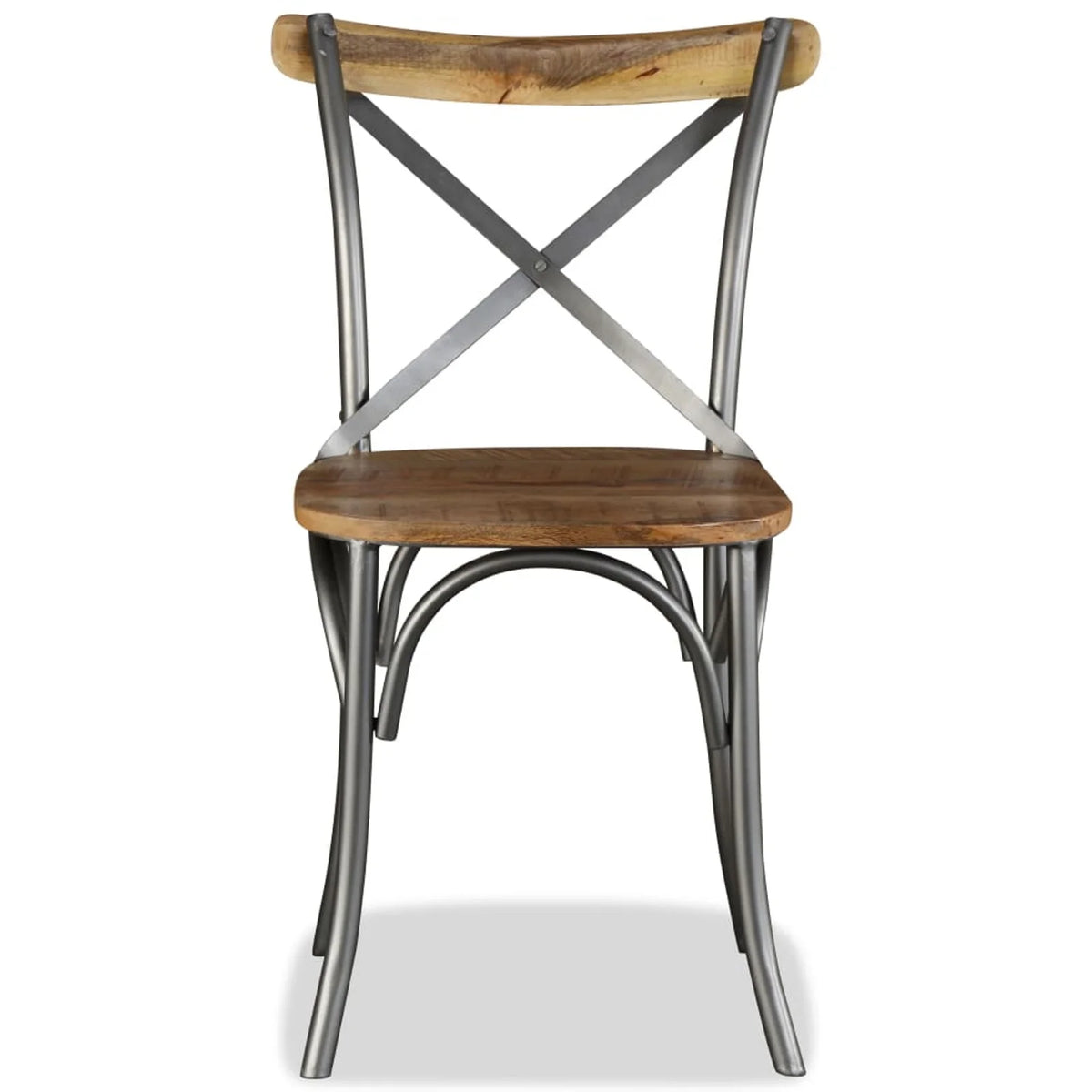 2 Piece Mango Wood Dining Chairs U463